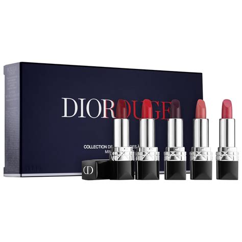 dior holiday rouge|dior mini lipstick set.